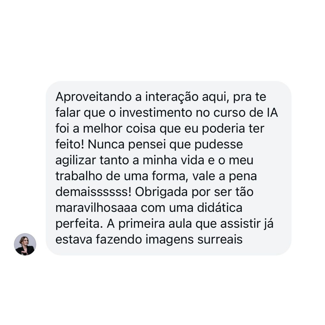 Depoimento aluna