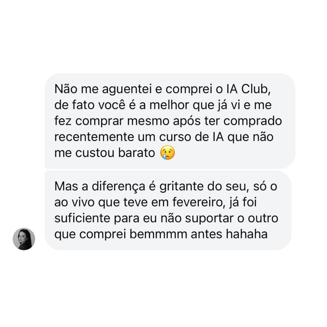 Depoimento aluna
