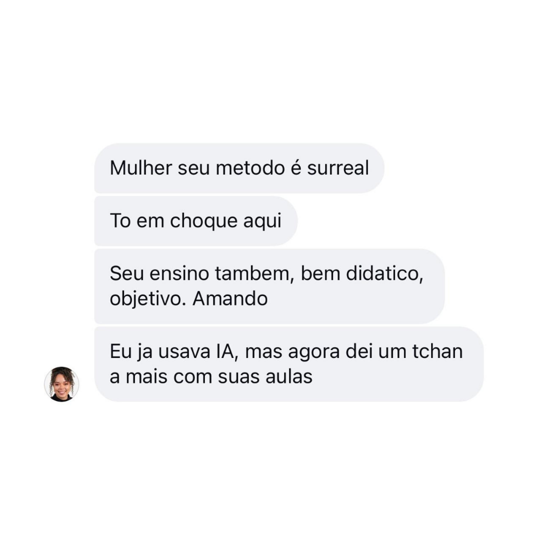 Depoimento aluna