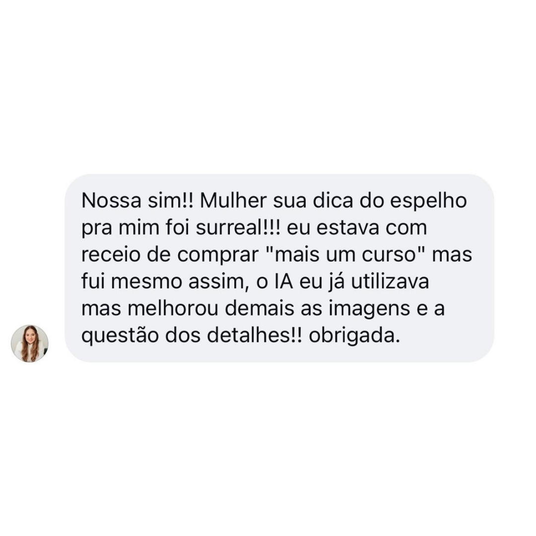 Depoimento aluna