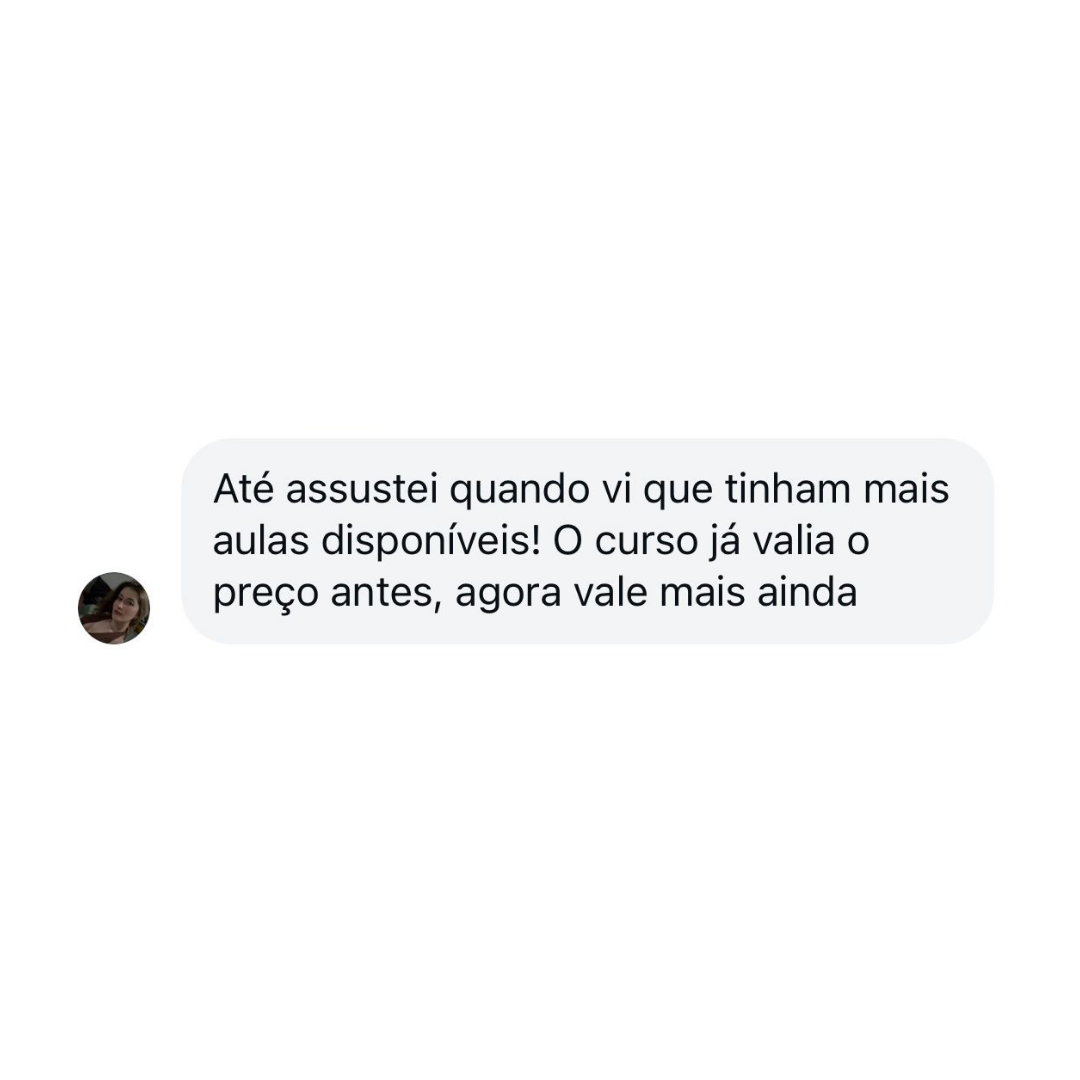 Depoimento aluna