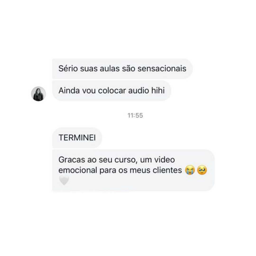 Depoimento aluna